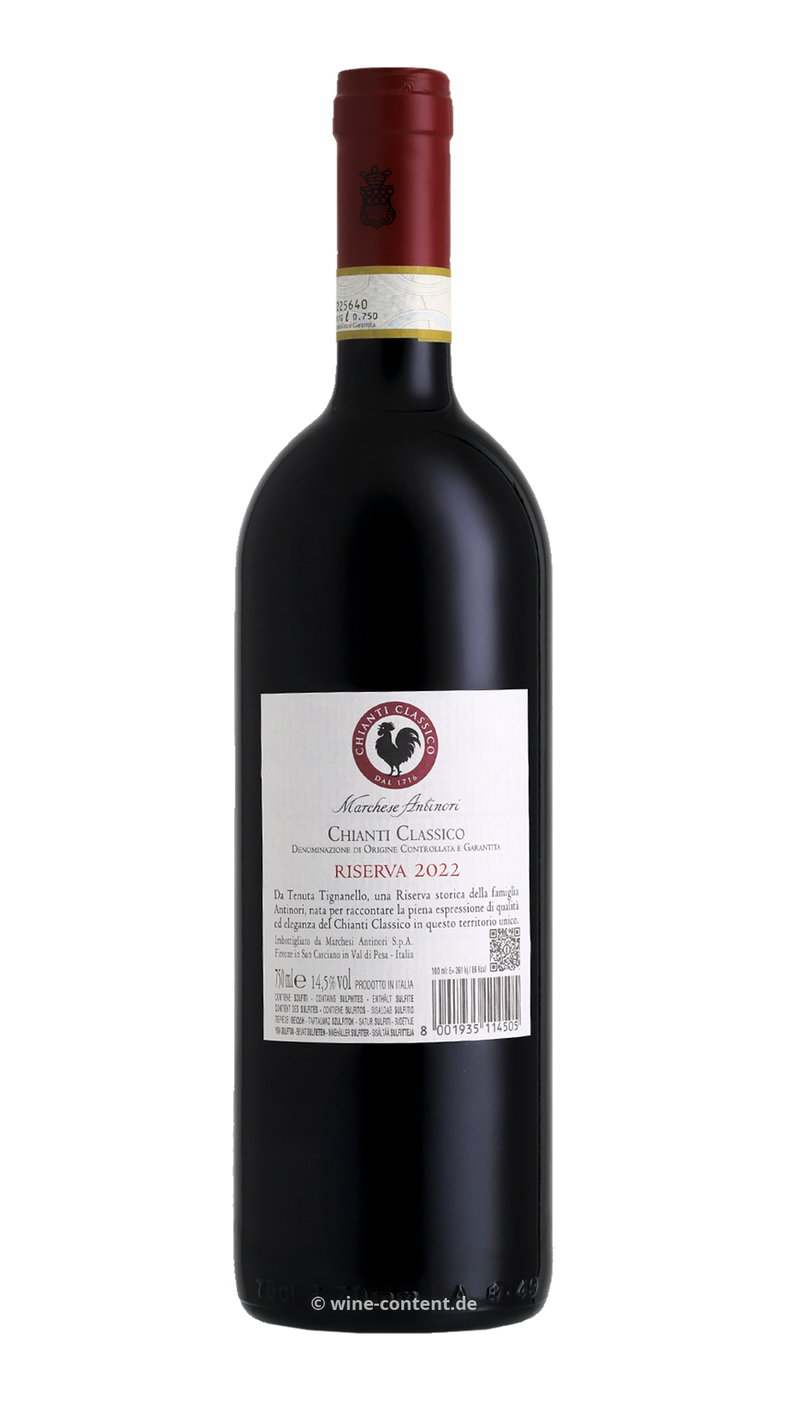 Chianti Classico Riserva 2022 Tenuta Tignanello