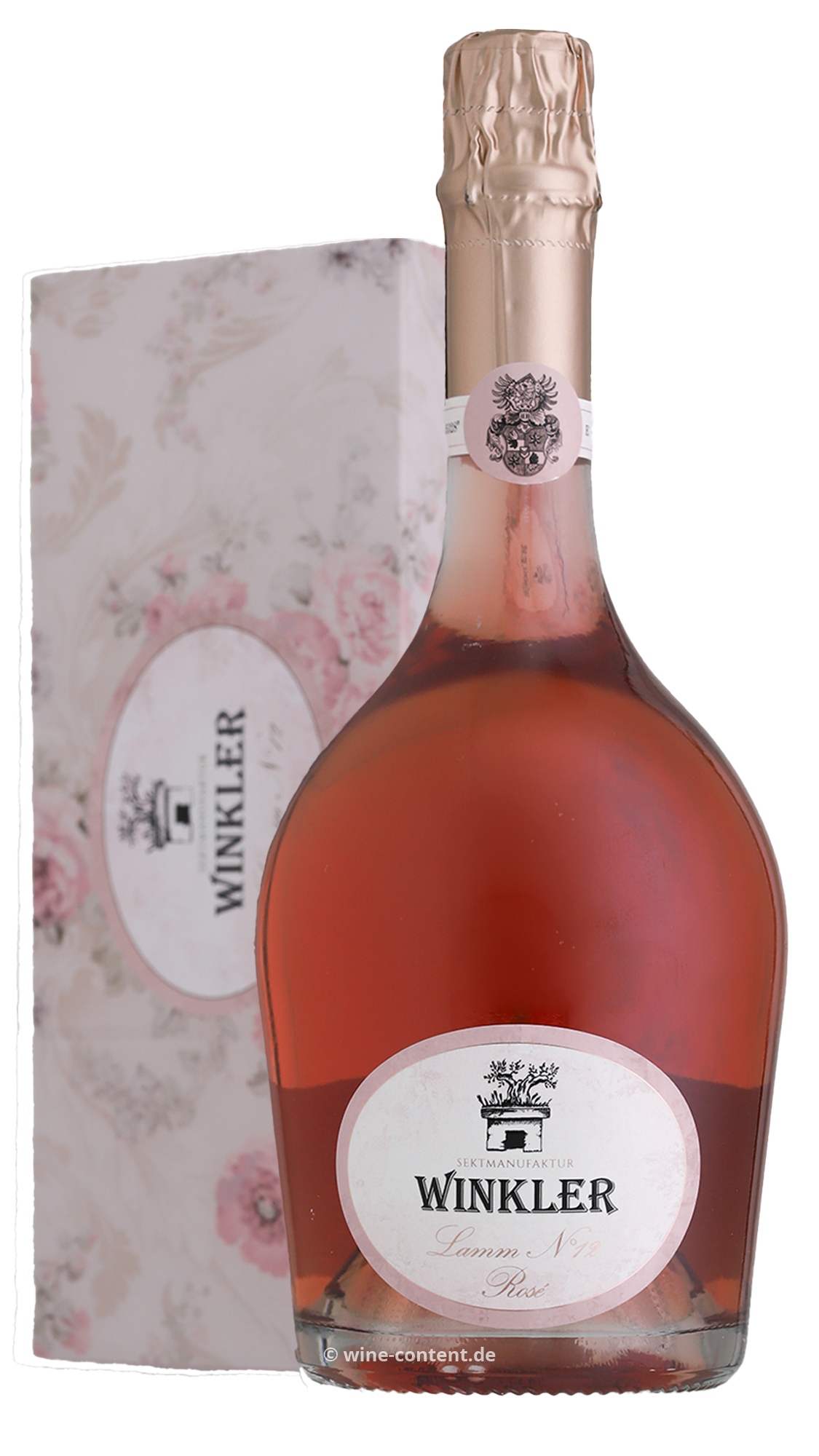 1x Spumante Lamm Rosé N°12 Extra Brut in Geschenkverpackung