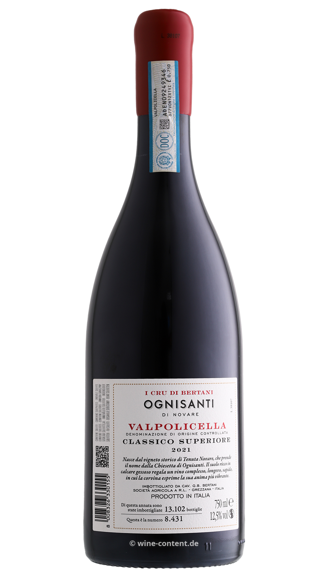 Valpolicella Classico Superiore 2021 Cru Ognisanti