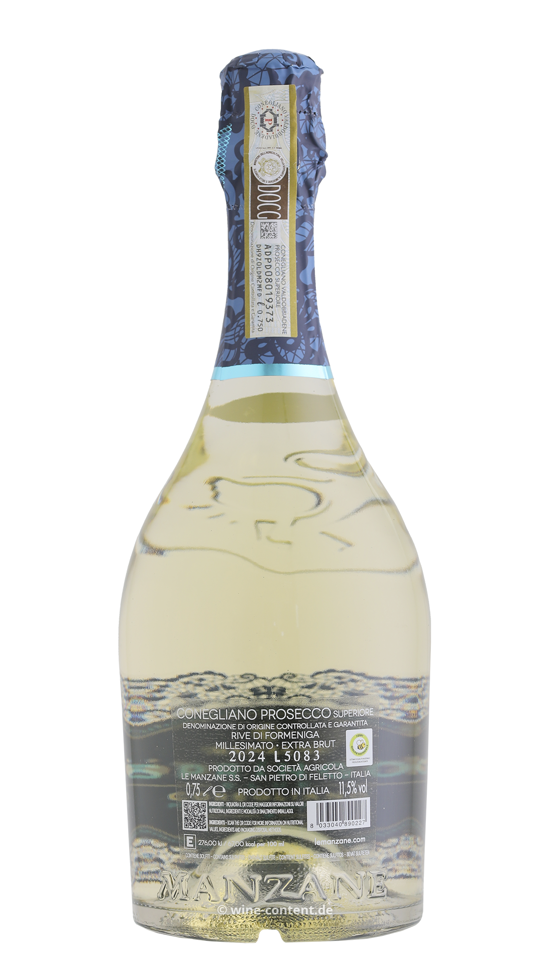 Prosecco Superiore 2024 Rive di Formeniga Springo Blue Extra Brut