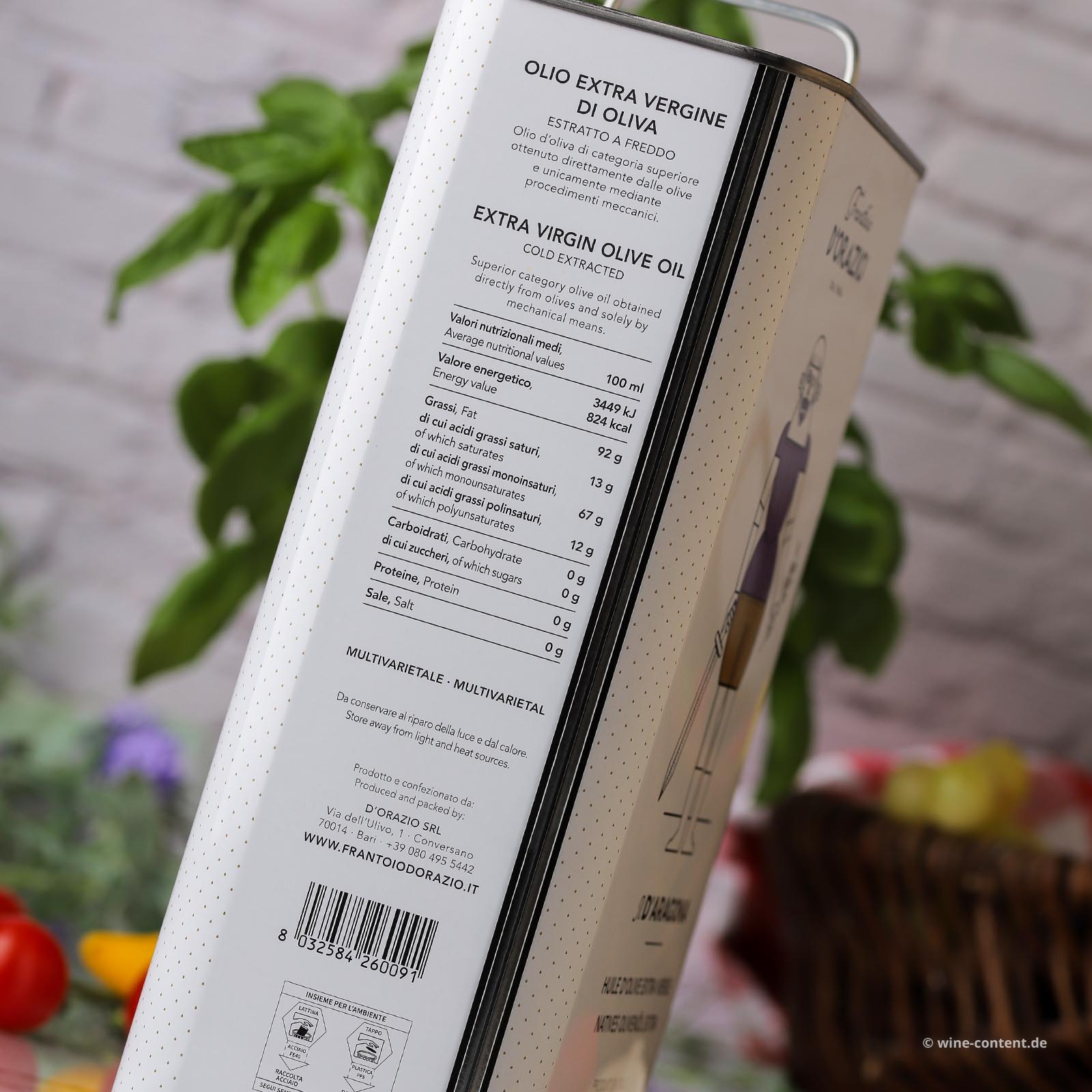 3 L Olivenöl Extra Vergine Il D'Aragona Kanister