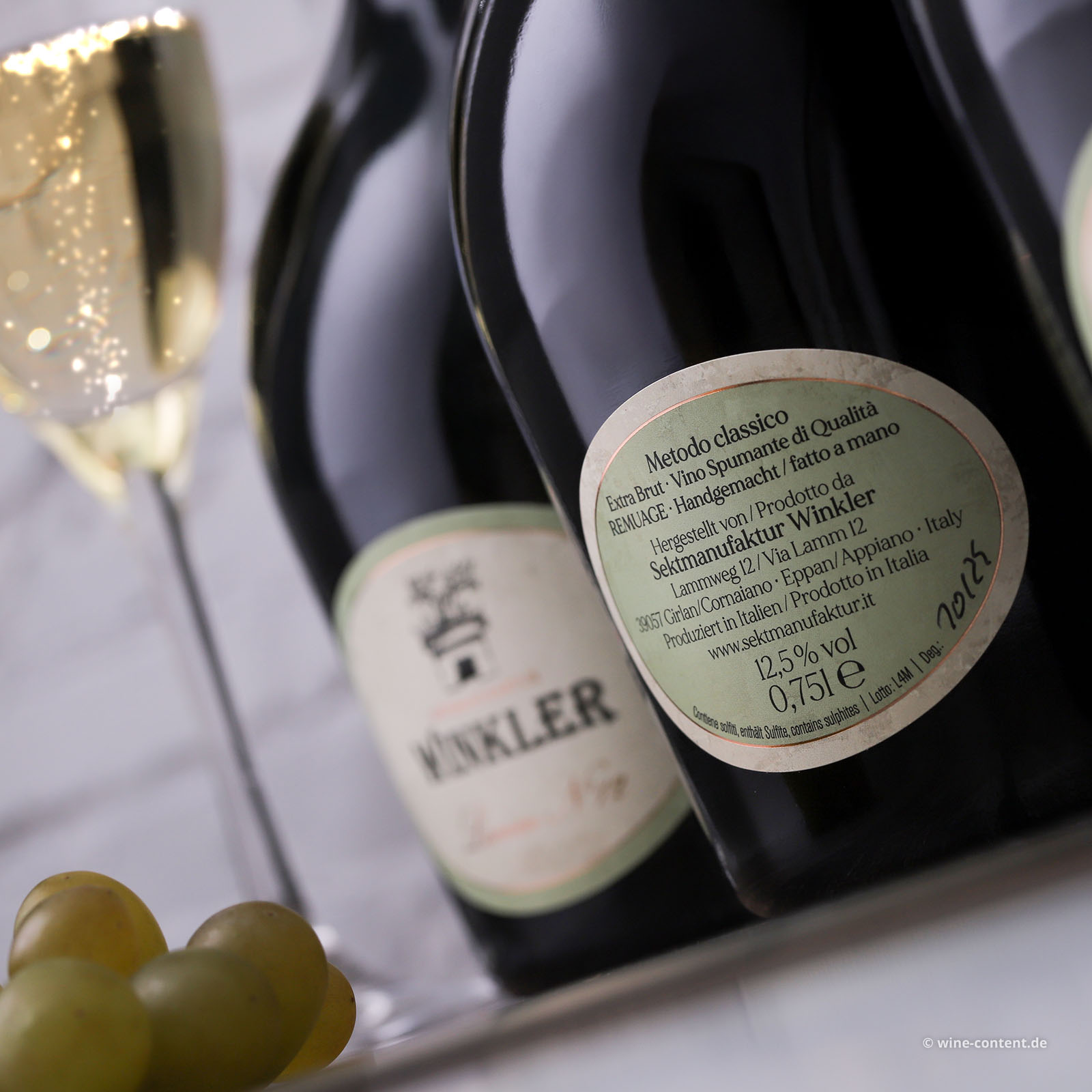 3x Spumante Lamm N°12 Extra Brut in Geschenkverpackung