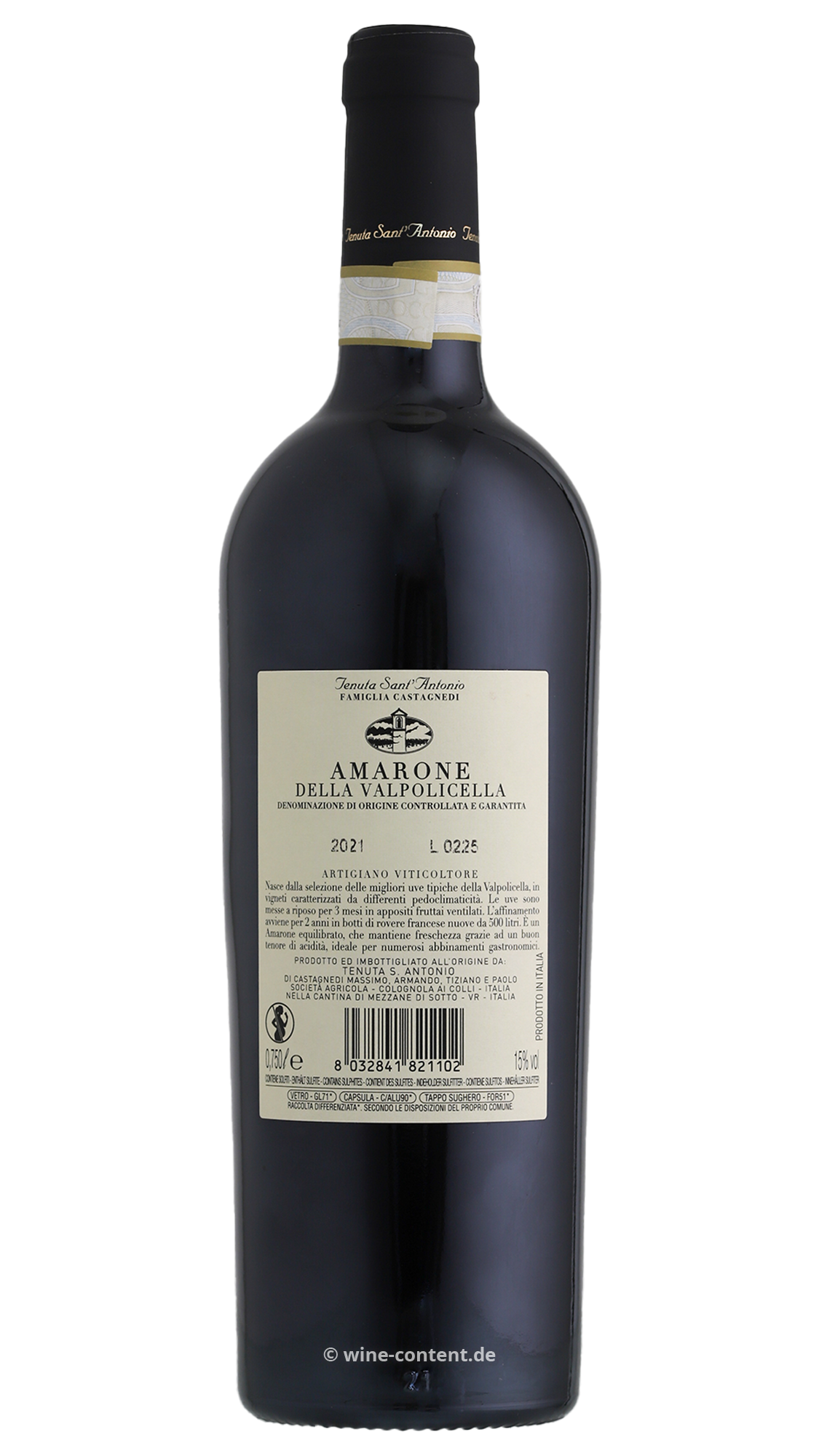 Amarone 2021 Selezione Antonio Castagnedi