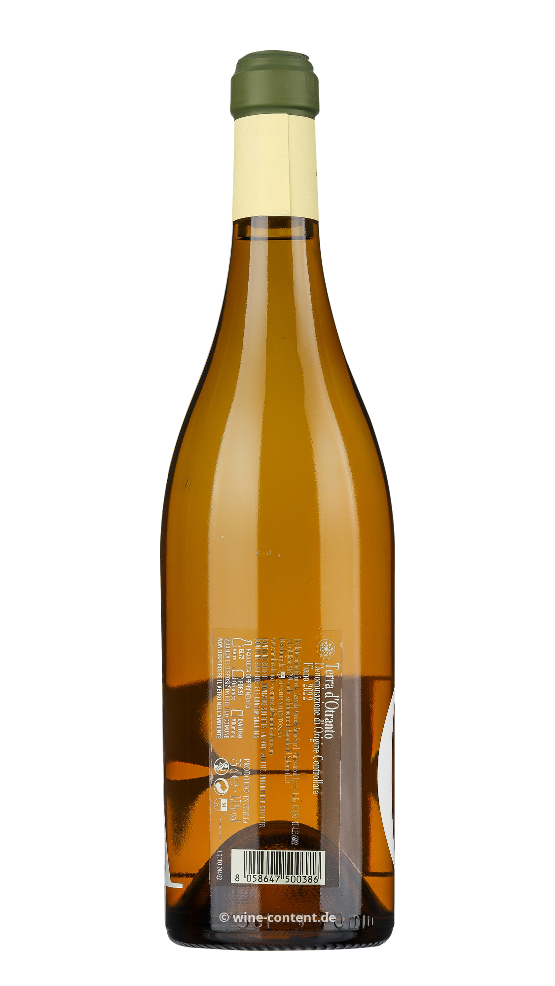 Fiano Terra d'Otranto 2022 Ora