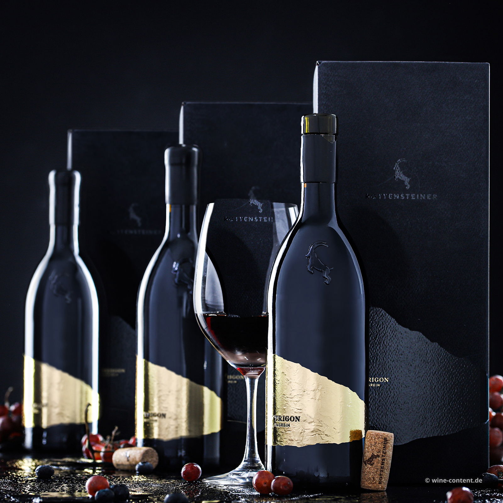 3er-Paket Lagrein Riserva 2022 Trigon in Einzelverpackung