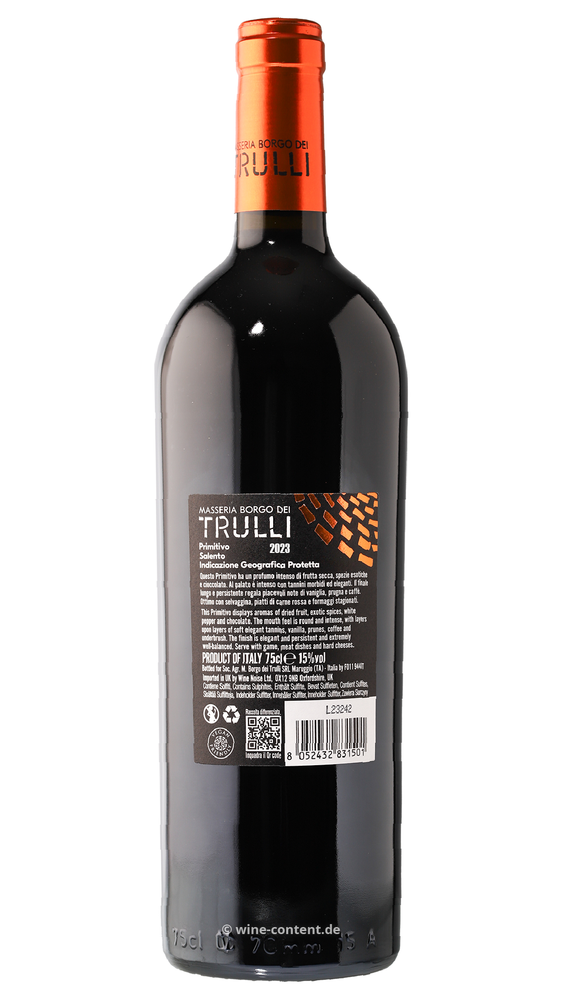 Primitivo Salento 2023 Saracena