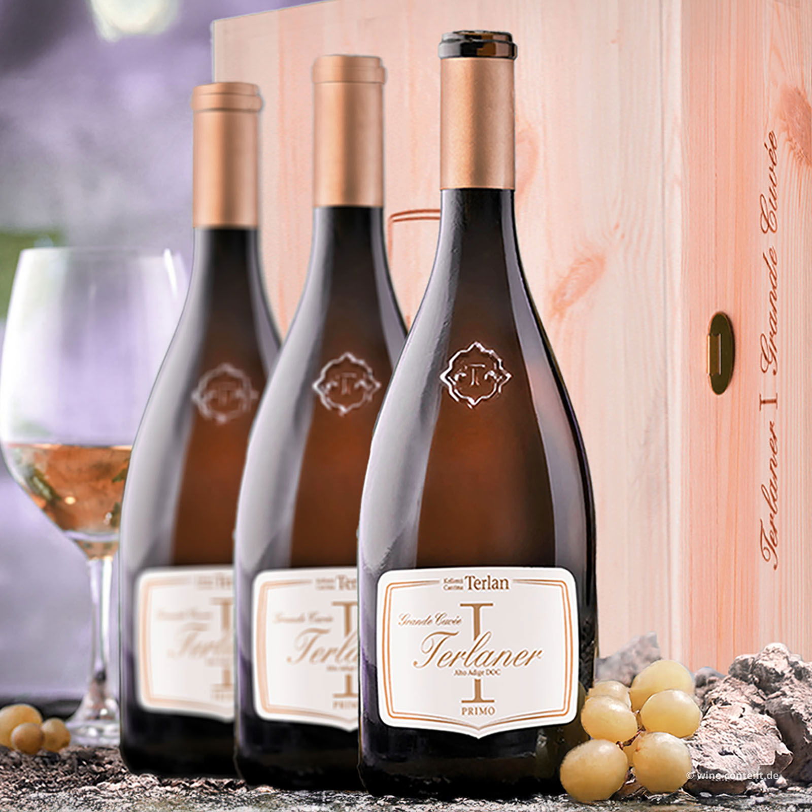 3er-Holzkiste Terlaner I Primo Grande Cuvée 2022