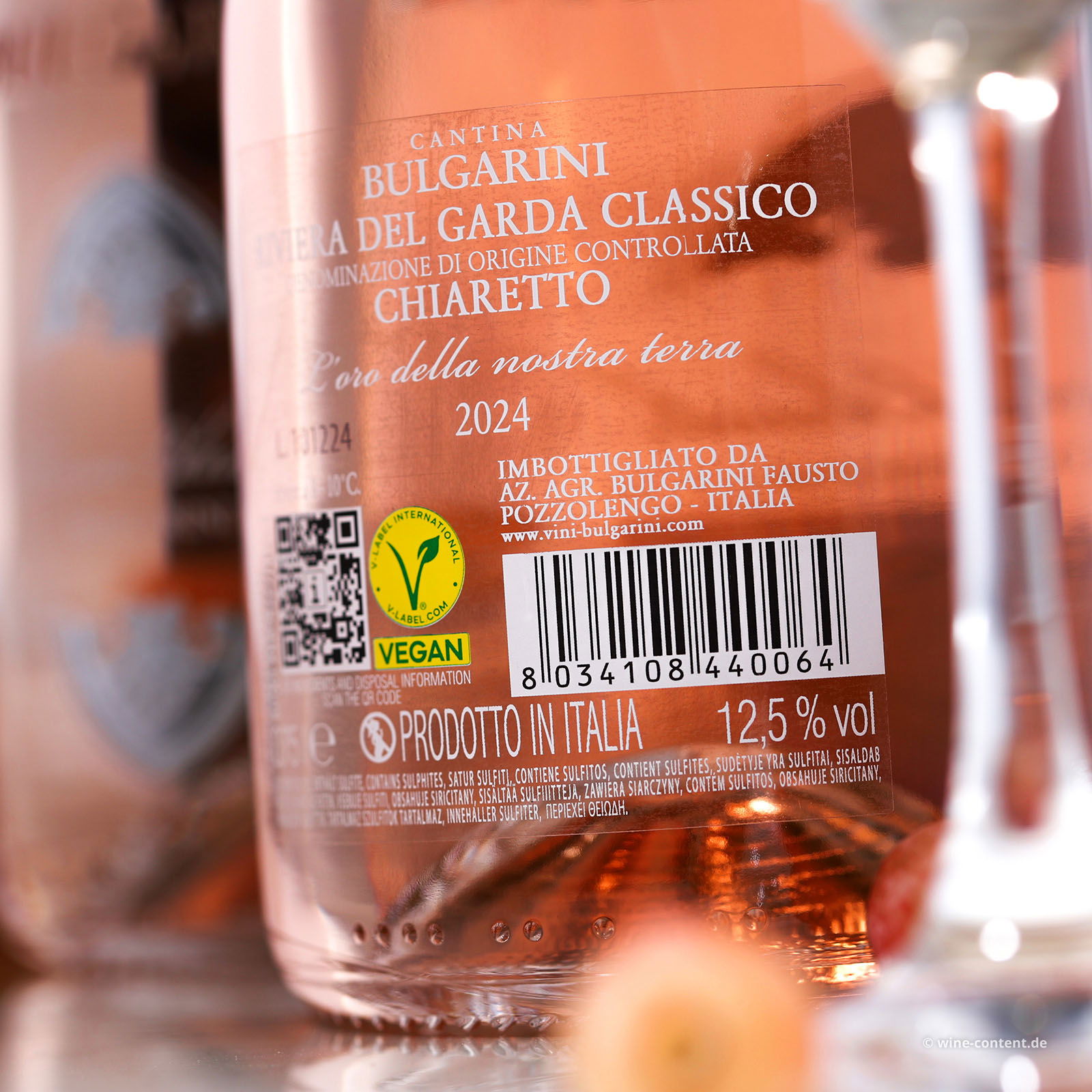 Chiaretto Garda Classico 2024 Rosa Blush