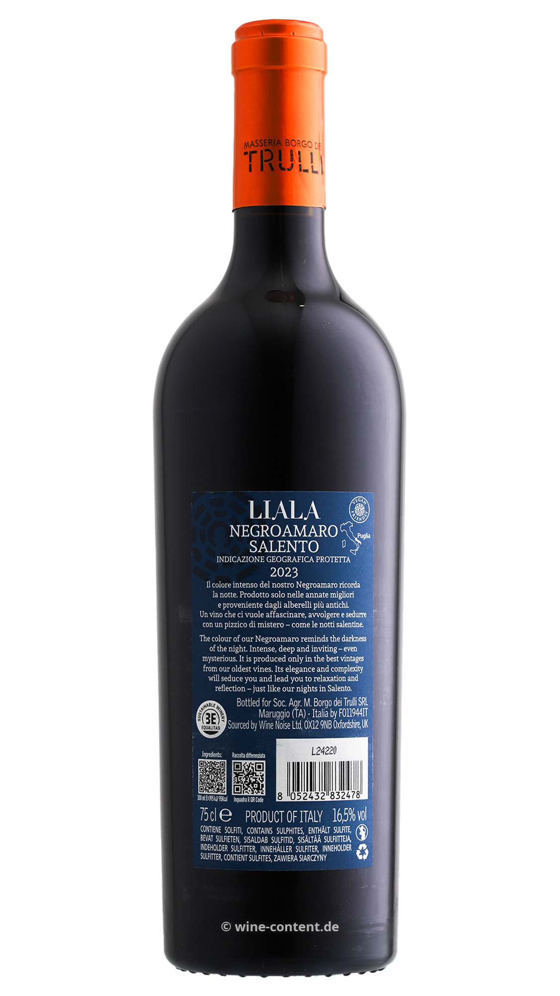 Negroamaro Salento 2023 Liala