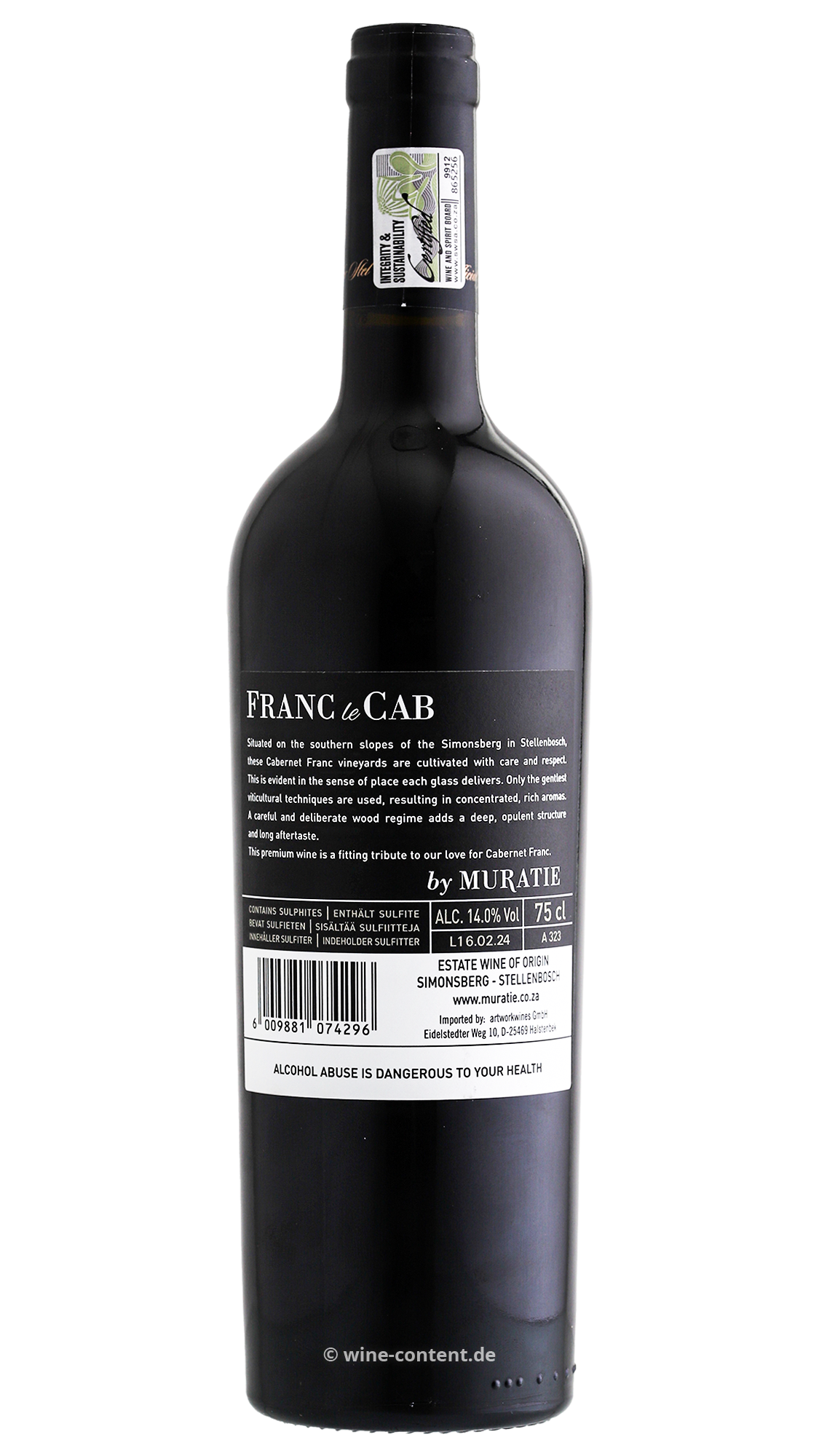 Cabernet Franc 2021 Franc le Cab
