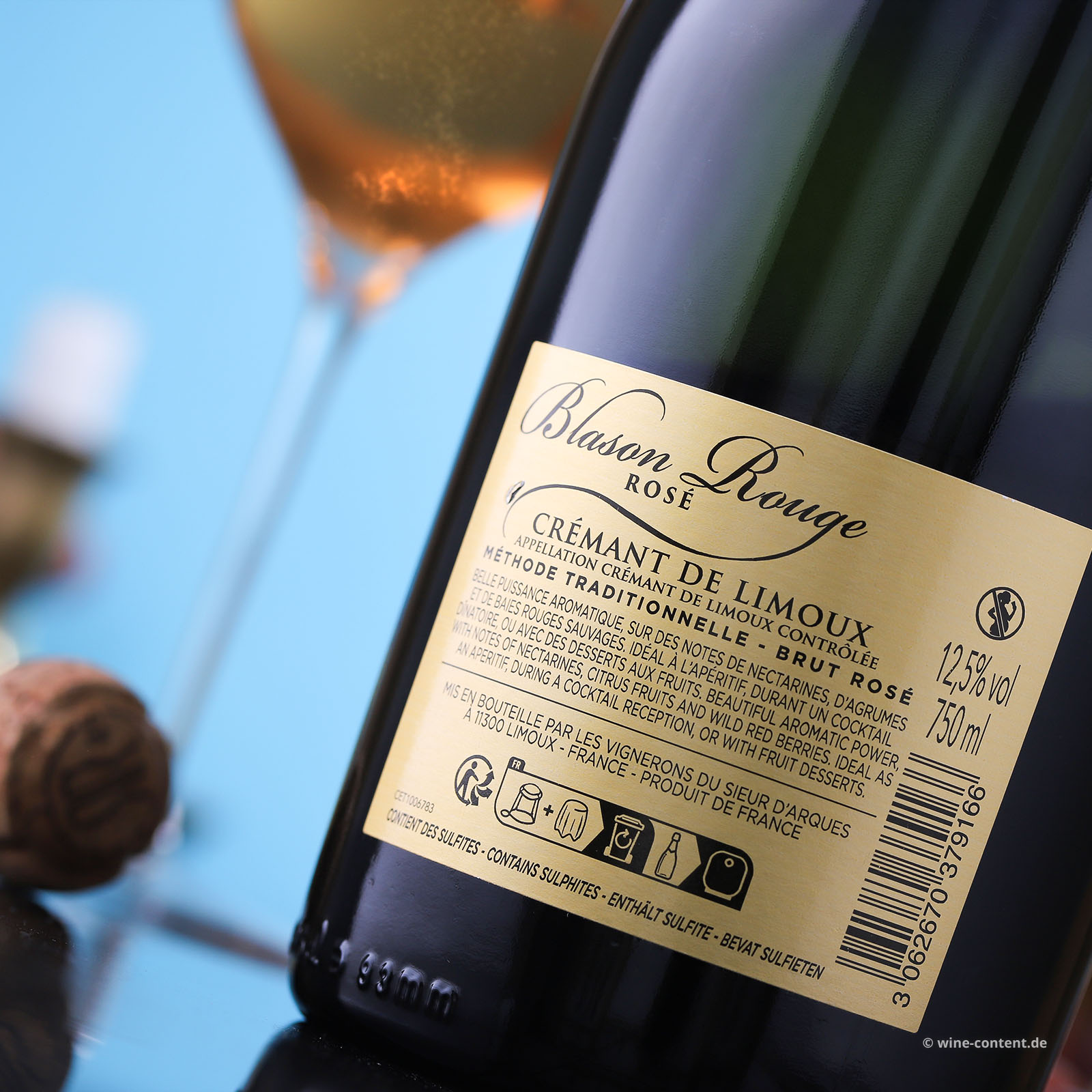 Crémant de Limoux Blason Rouge Rosé Brut