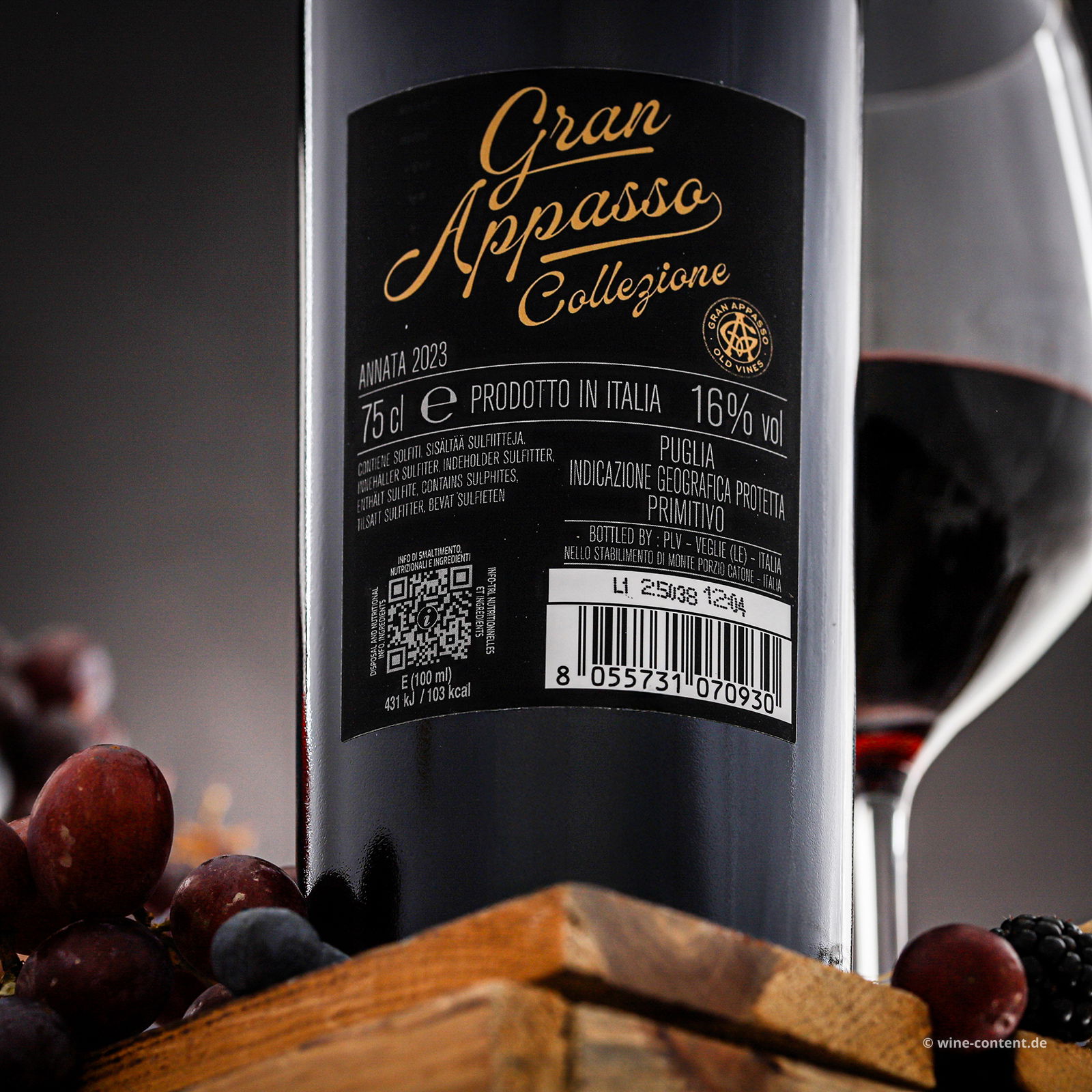 Primitivo 2023 Gran Appasso Collezione