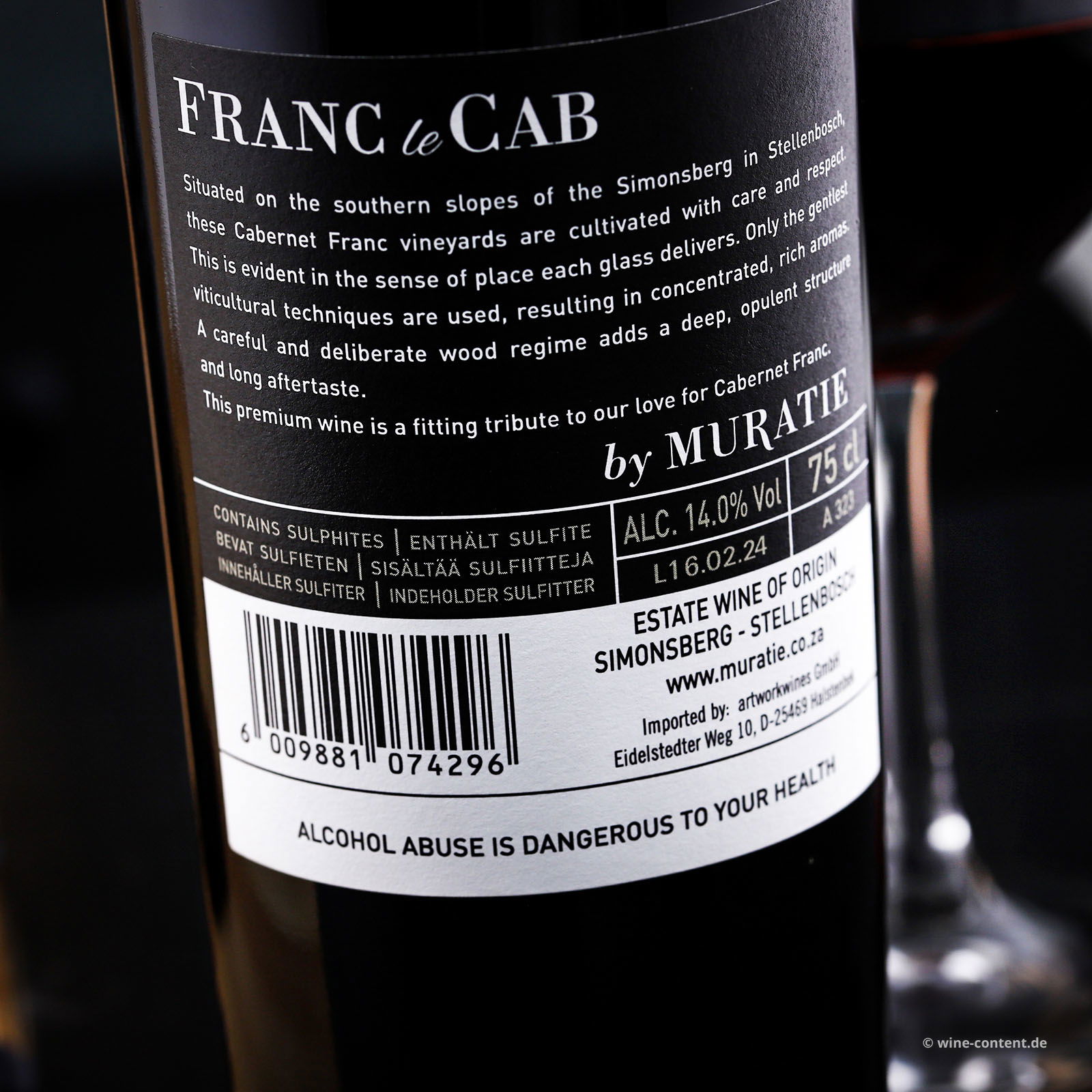 Cabernet Franc 2021 Franc le Cab