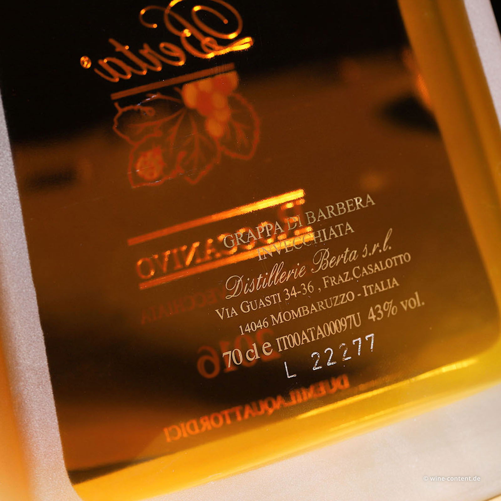 Grappa Roccanivo 2016 (Barbera)