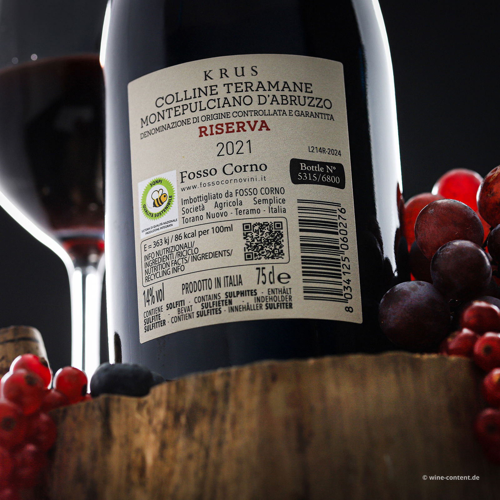 Montepulciano d´Abruzzo Riserva 2021 Krus