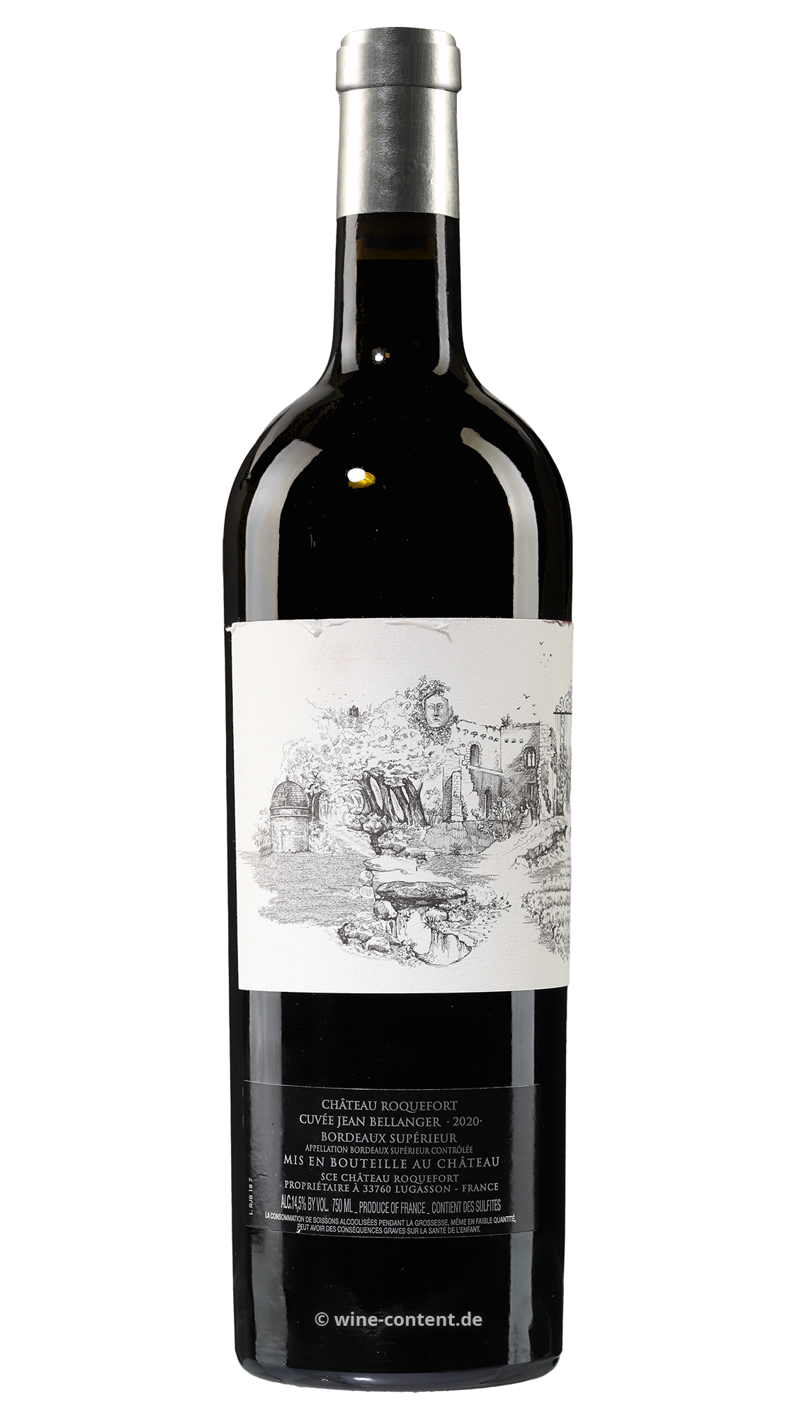 6er-Holzkiste Bordeaux Supérieur 2020 Jean Bellanger