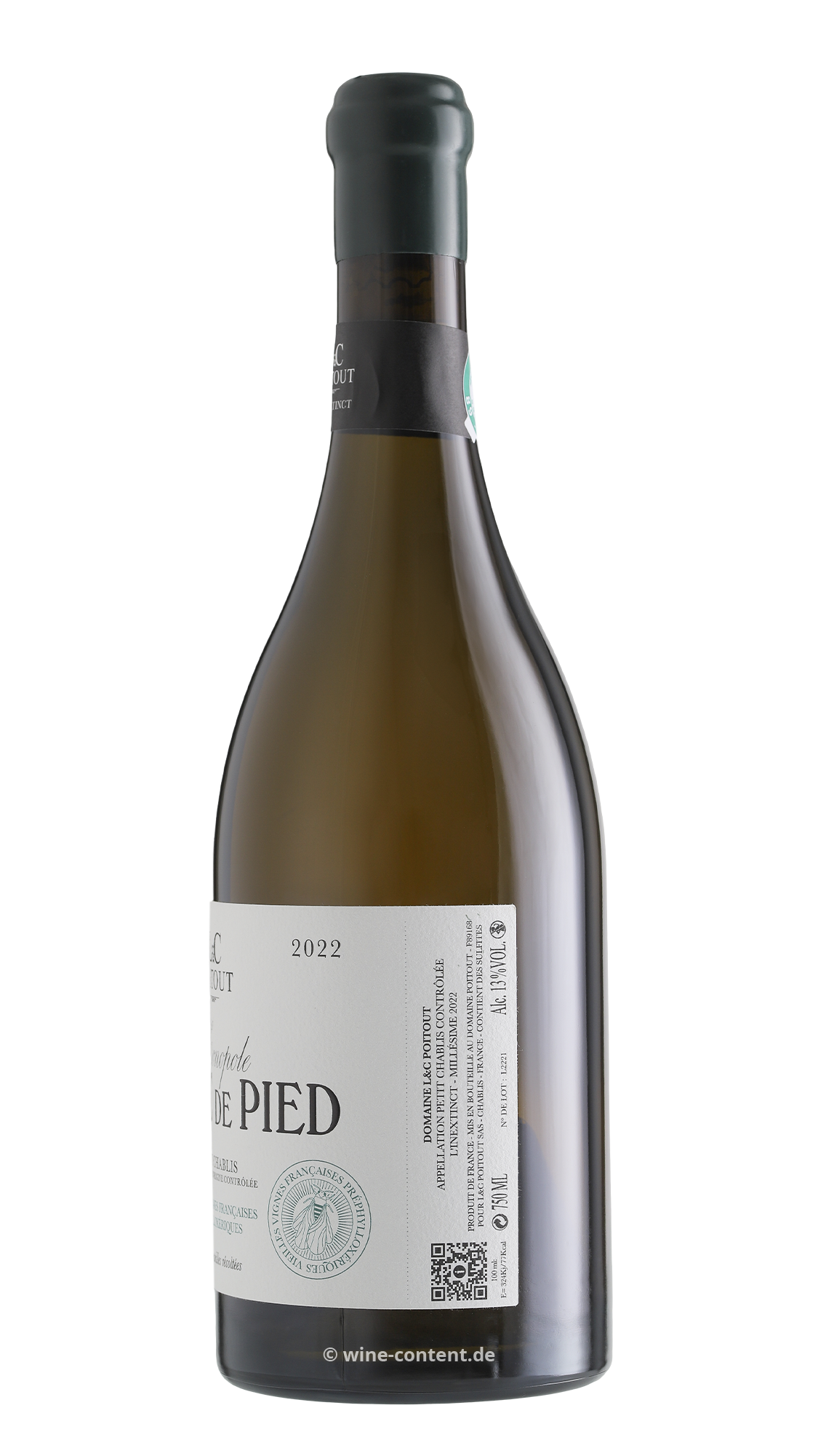 Petit Chablis 2022 Franc de Pied