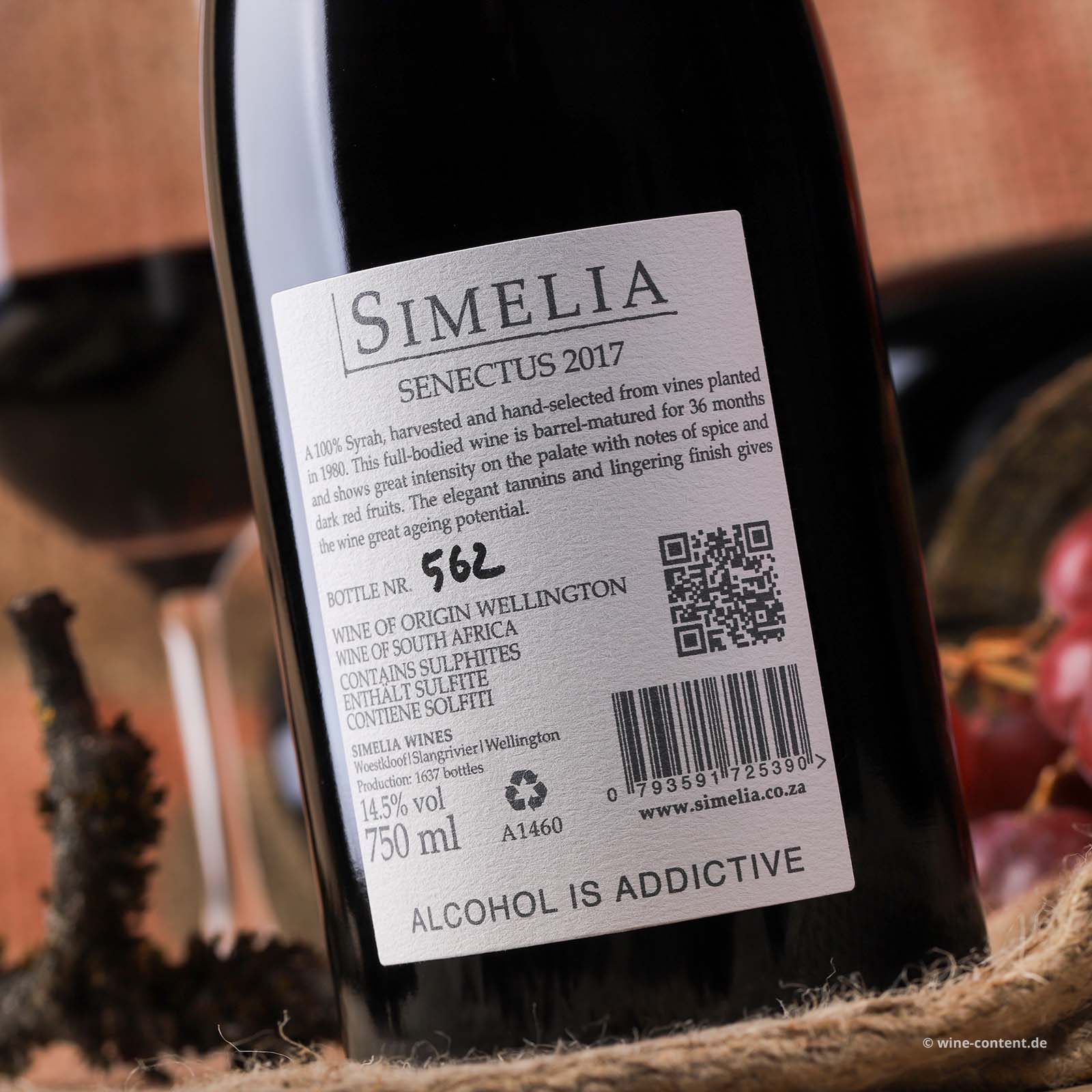 Syrah Reserve 2017 Senectus