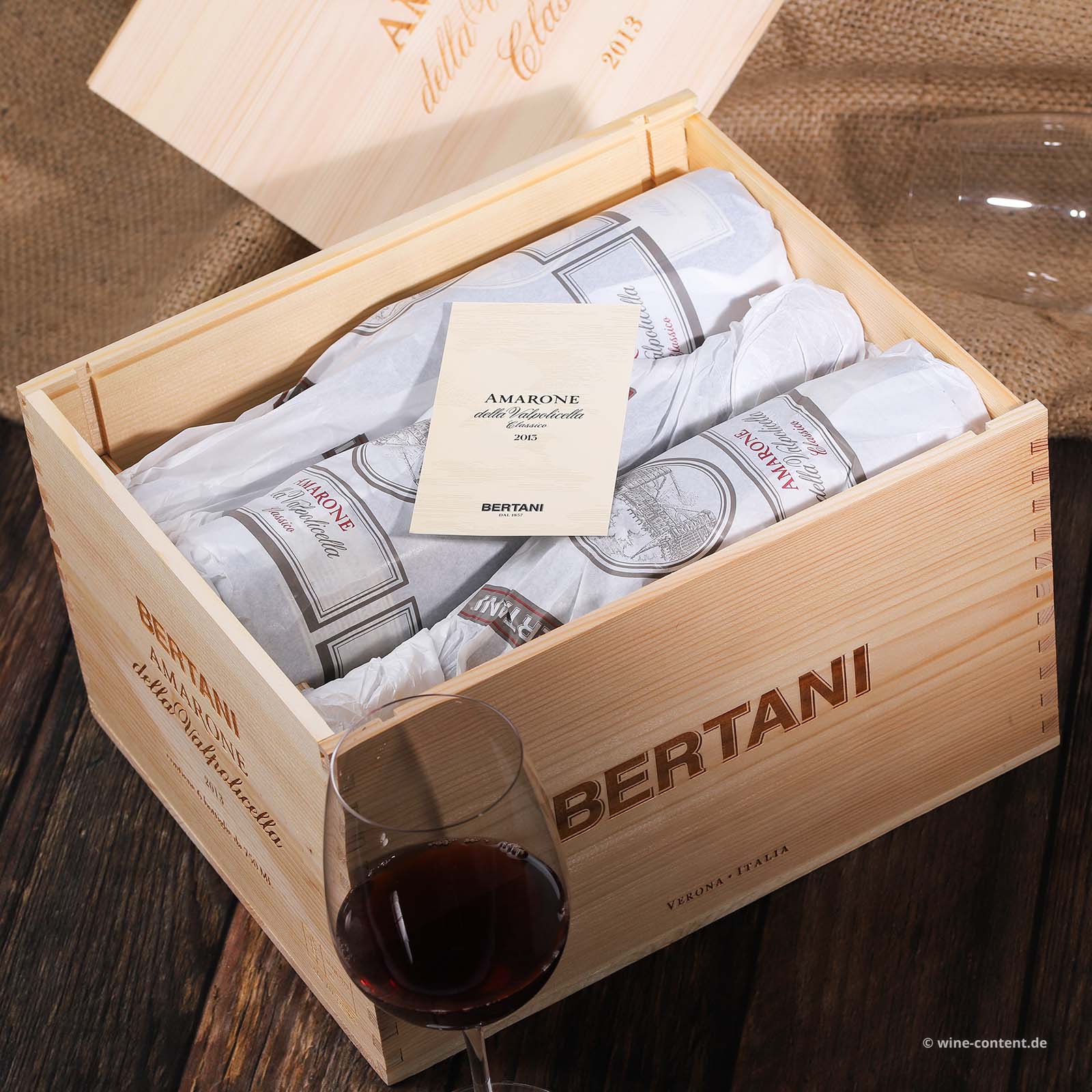 6er-Holzkiste Amarone Classico 2013
