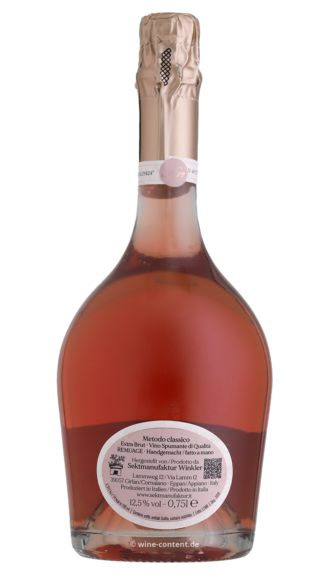 Spumante Lamm Rosé N°12 Extra Brut