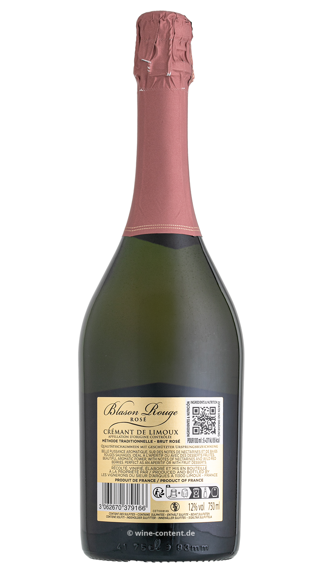 Crémant de Limoux Rosé Blason Rouge Brut