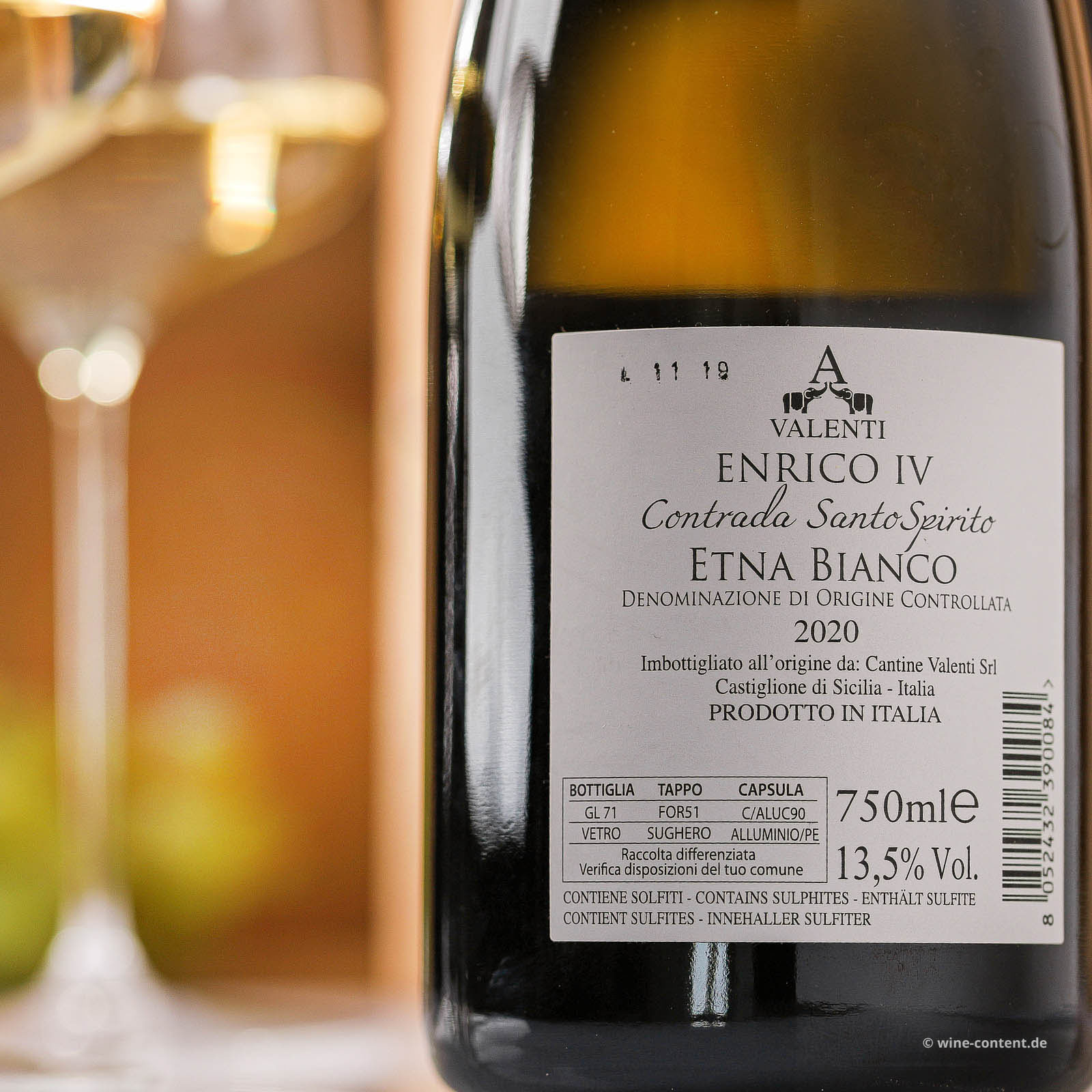 Etna Bianco 2020 Contrada Santo Spirito Bio